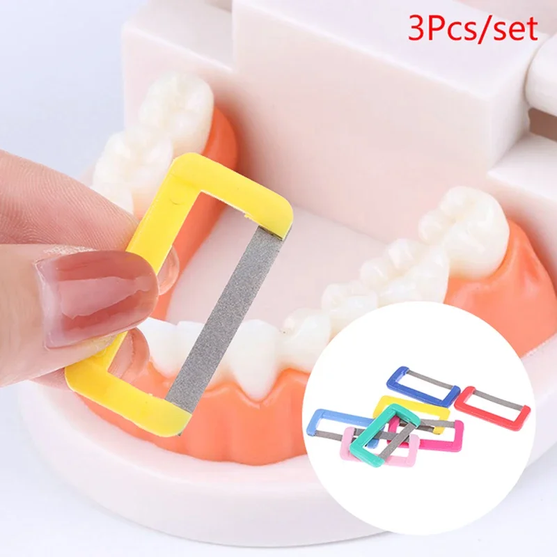 Teeth Whitening Strips Permanent - 3Pcs Disposable Dental Orthodontic Interproximal Enamel