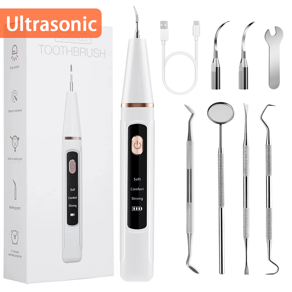 Whitening Teeth Dentist - Electric Ultrasonic Dental Scaler Calculus Oral
