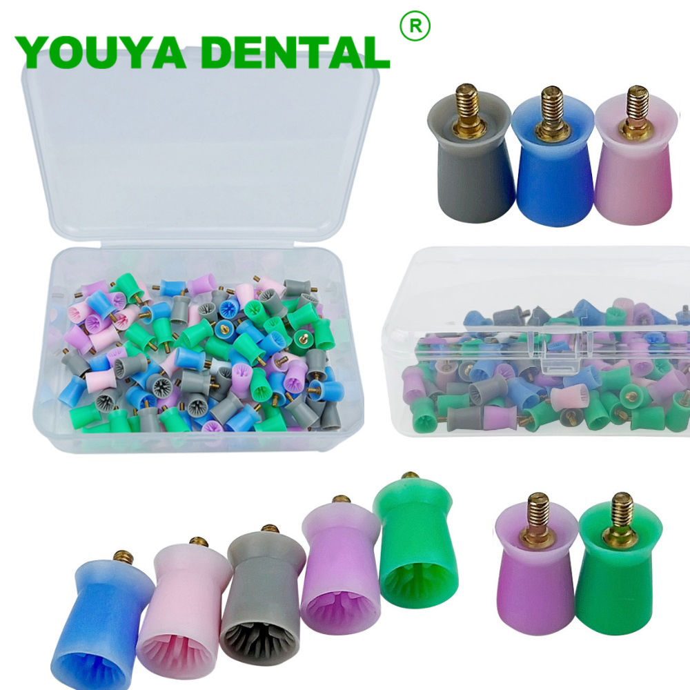 Whitening Teeth Dentist - 100pcs/Box Dental Prophy Cup Screw-In/Latch Type