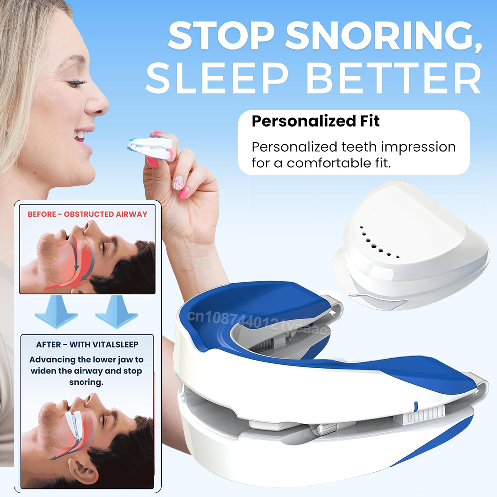 Dental Guard Night - Anti-Snoring Mouthpiece Anti-Snoring Device Night Time