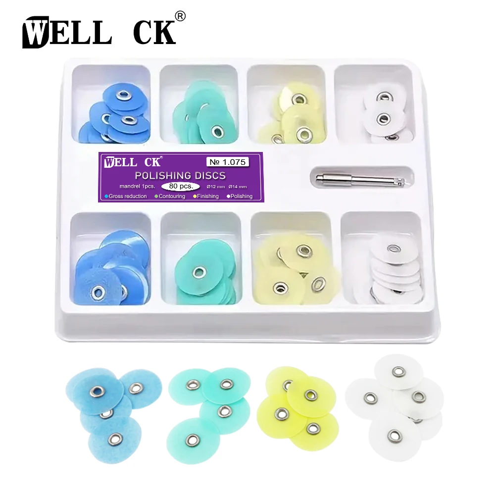 Whitening Teeth Dentist - WELLCK Dental Polishing Discs Gross Reduction