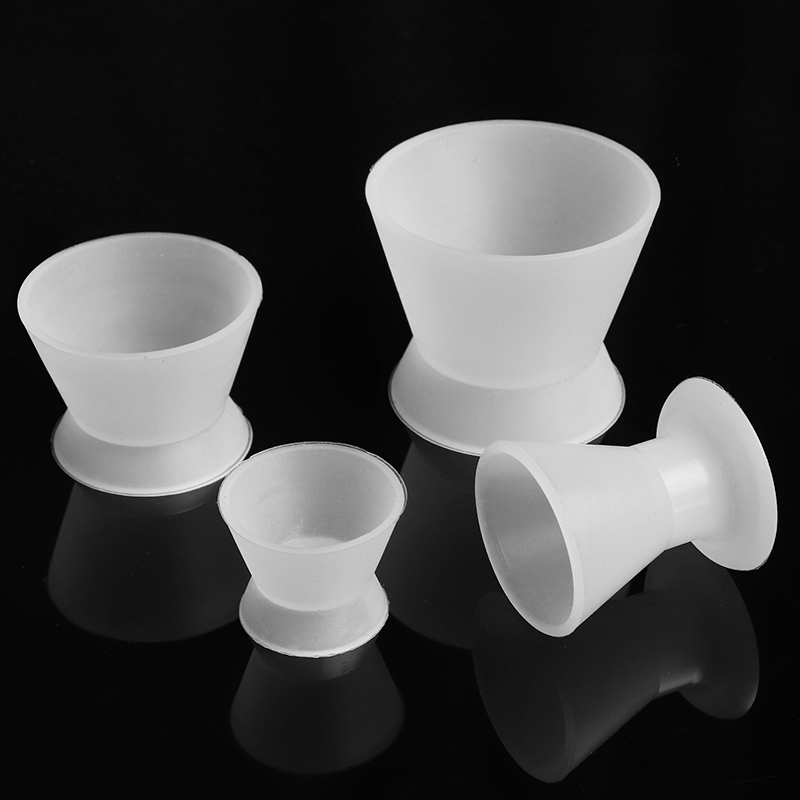 Teeth Whitening For Trays - 4pcs Dentist Materials Silicone Mixing Bowl