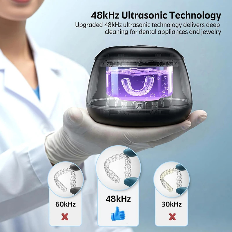 New Ultrasonic Retainer Cleane - Dental Guard Night recension och pris
