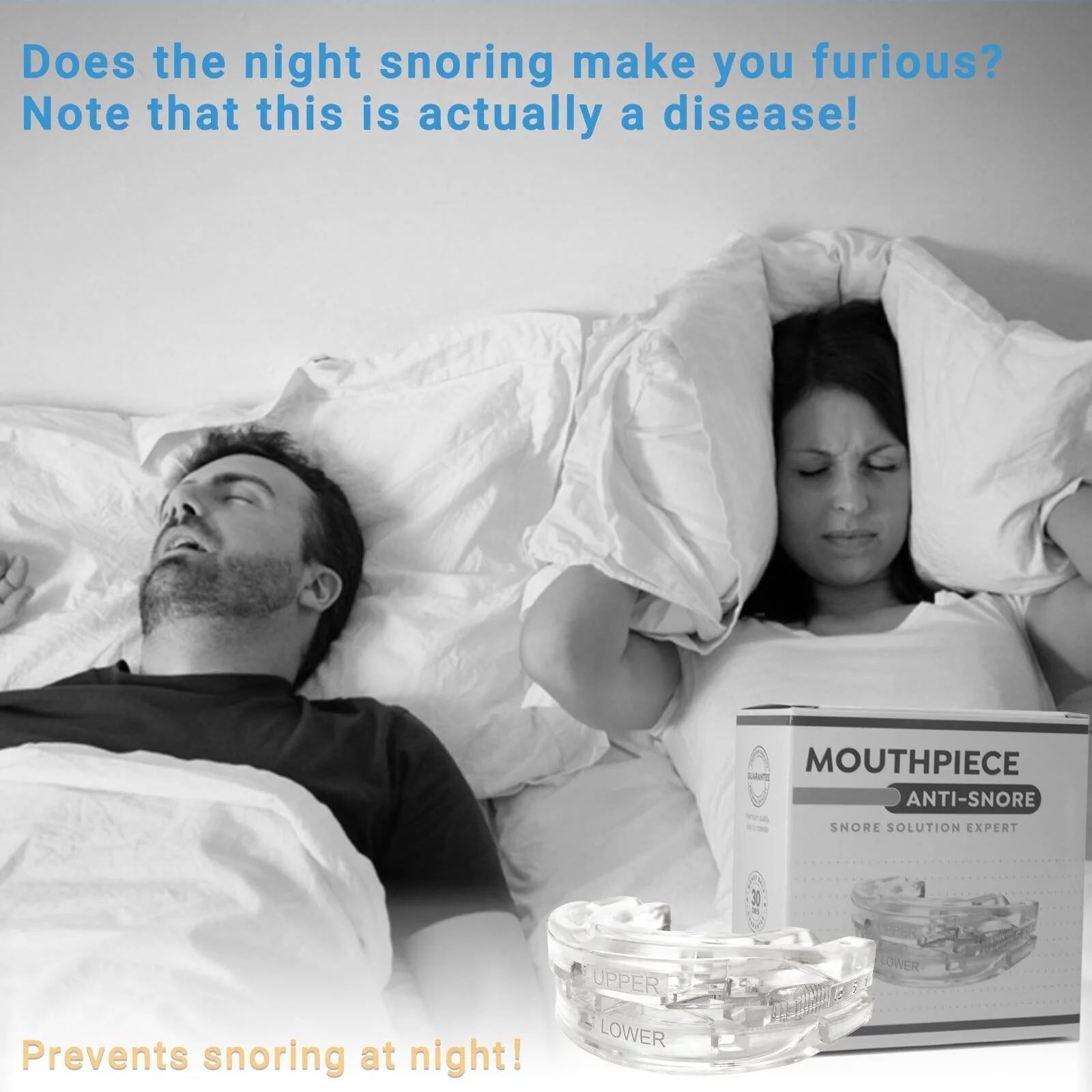 Adjustable Anti-Snoring Mouth  - Dental Guard Night recension och pris