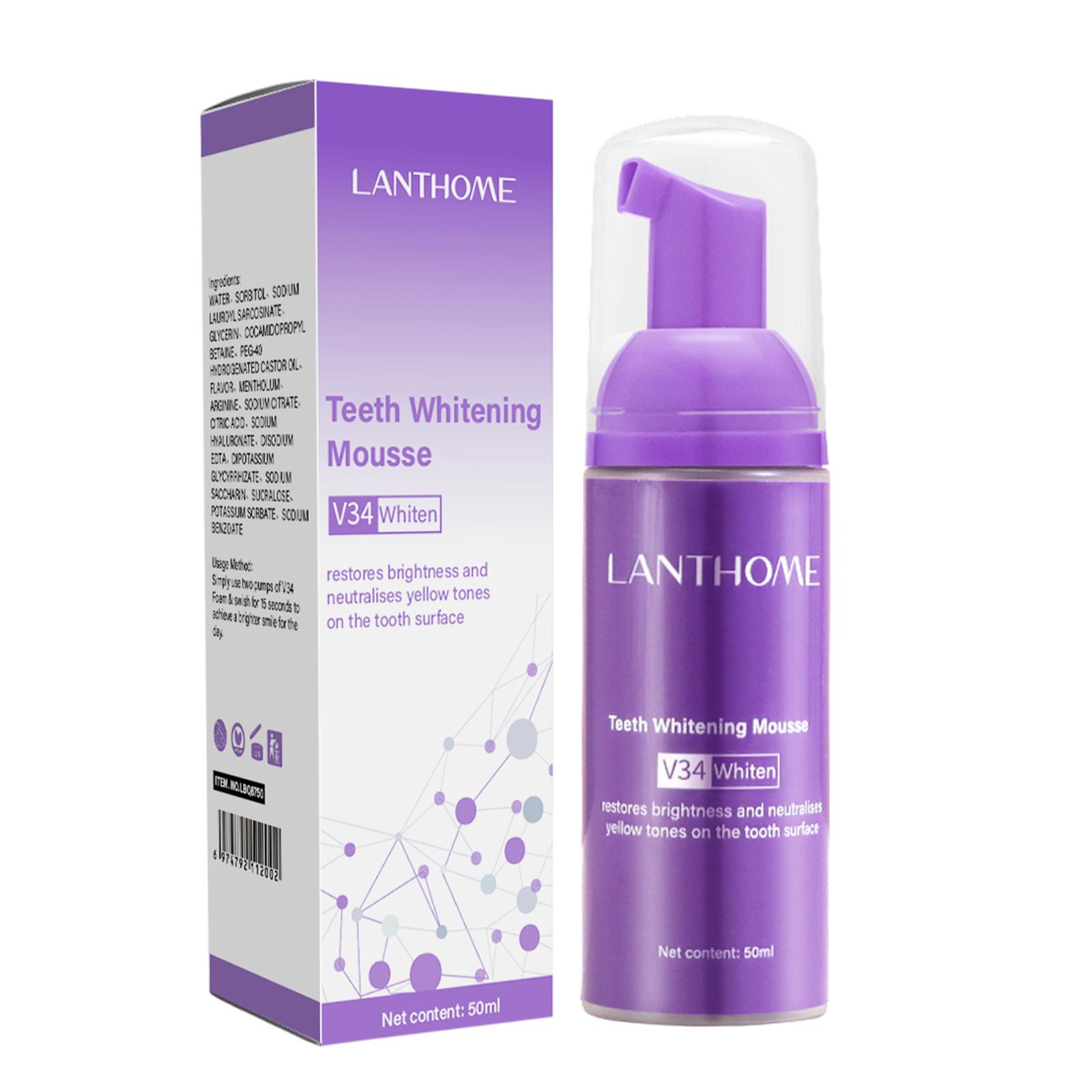 V34 Mousse Teeth Cleaning Toot - Teeth Whitening Crest recension och pris