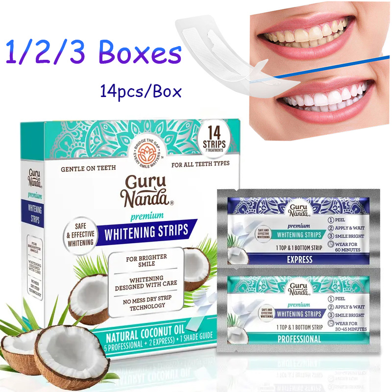 14pcs/box Coconut Oil Teeth Wh - Teeth Whitening Strips Permanent recension och pris