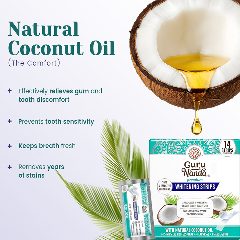 14pcs/box Coconut Oil Teeth Wh - Teeth Whitening Strips Permanent recension och pris