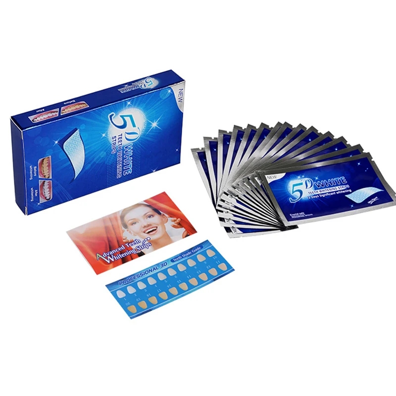 5D Teeth Whitening Strips 56 S - Teeth Whitening Crest recension och pris