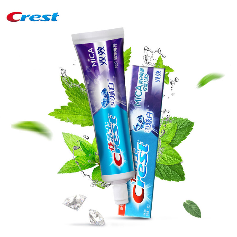 Crest 3D MICA Toothpaste Fluor - Teeth Whitening Crest recension och pris