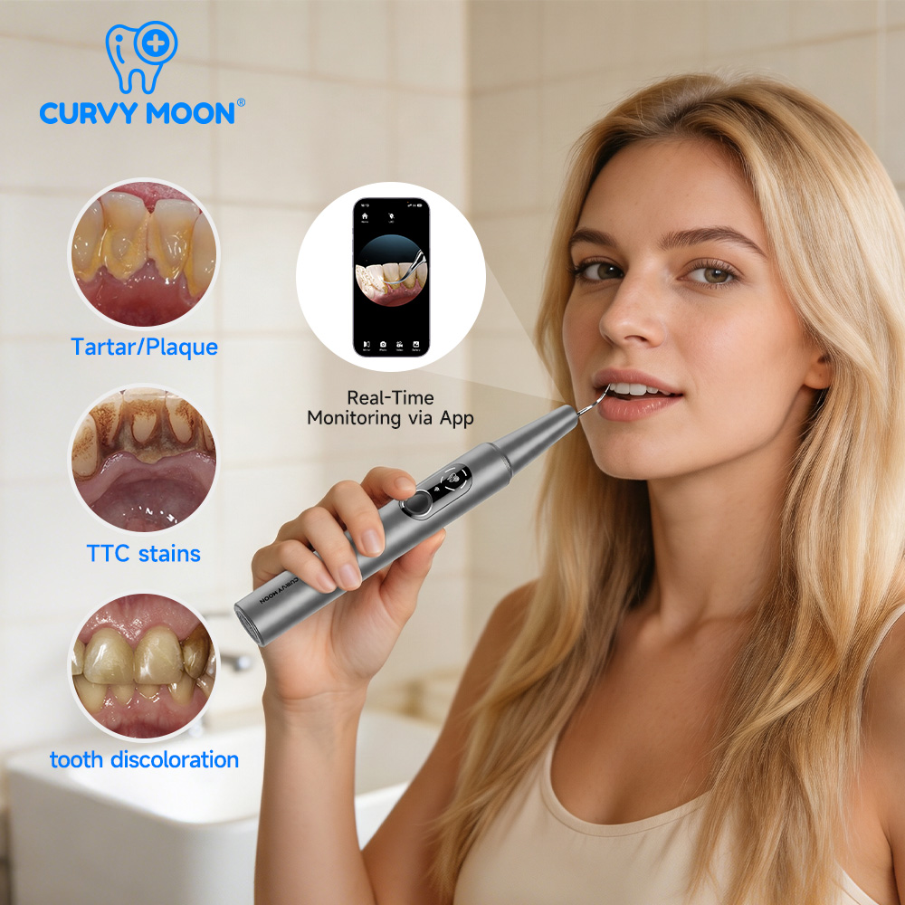 CURVY MOON Visible Electric Ul - Whitening Teeth Dentist recension och pris