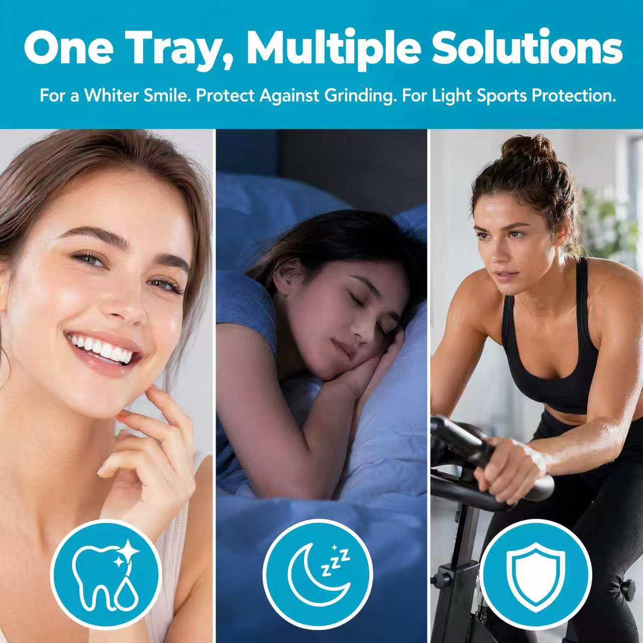 2/4/10Pc Silicone Mouth Guard  - Teeth Whitening For Trays recension och pris