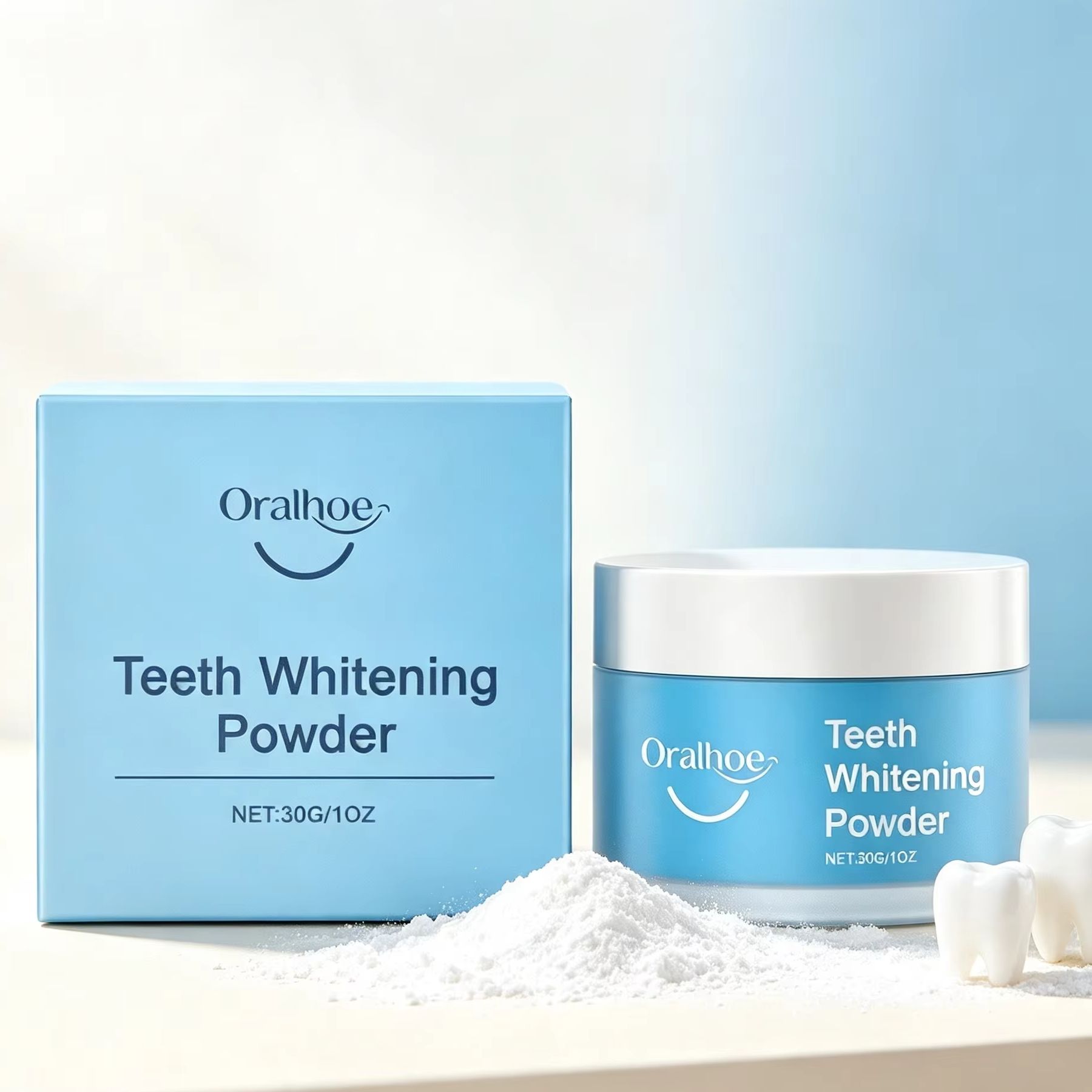 Oralhoe Tooth Powder for Brush - Teeth Whitening Quotes recension och pris