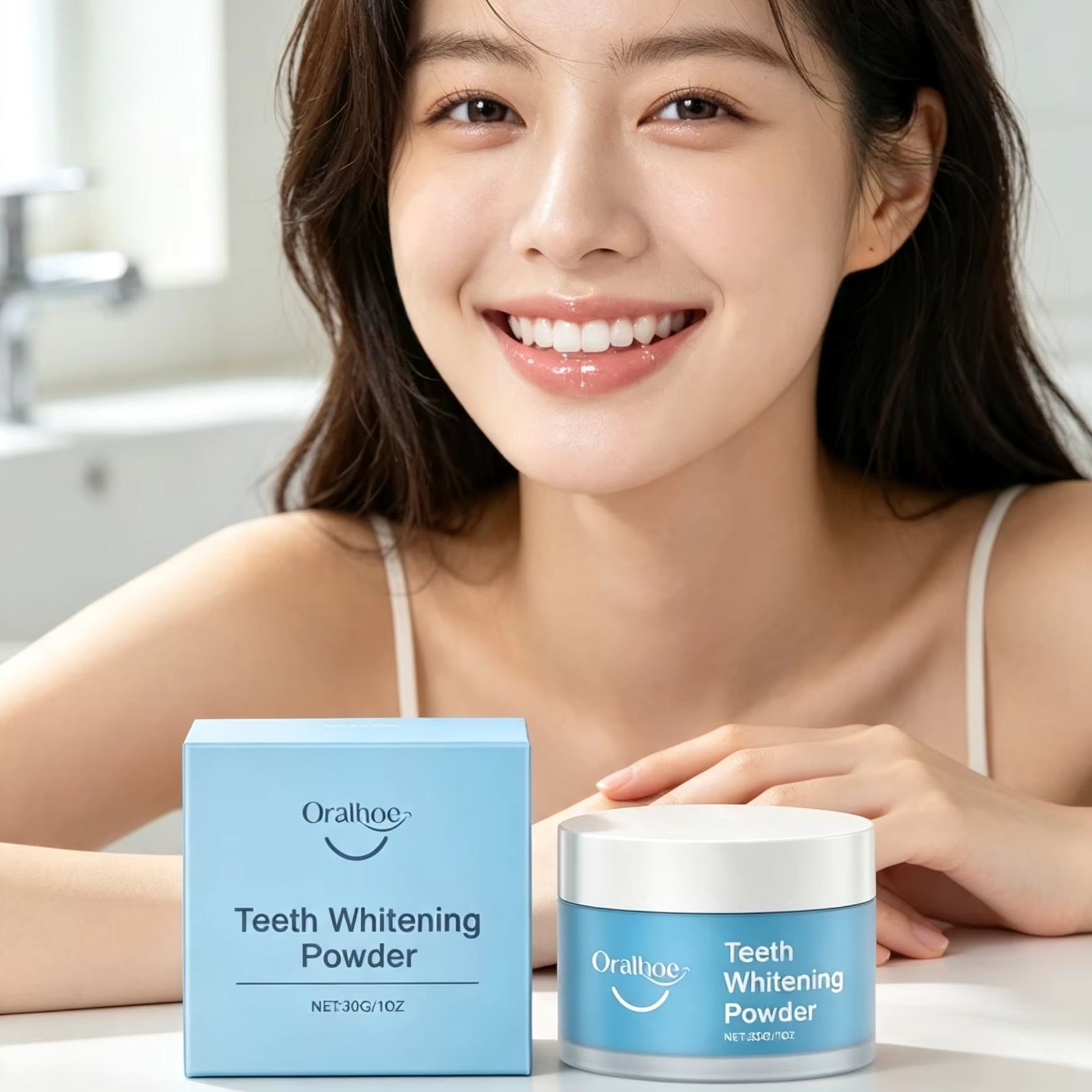 Oralhoe Tooth Powder for Brush - Teeth Whitening Quotes recension och pris