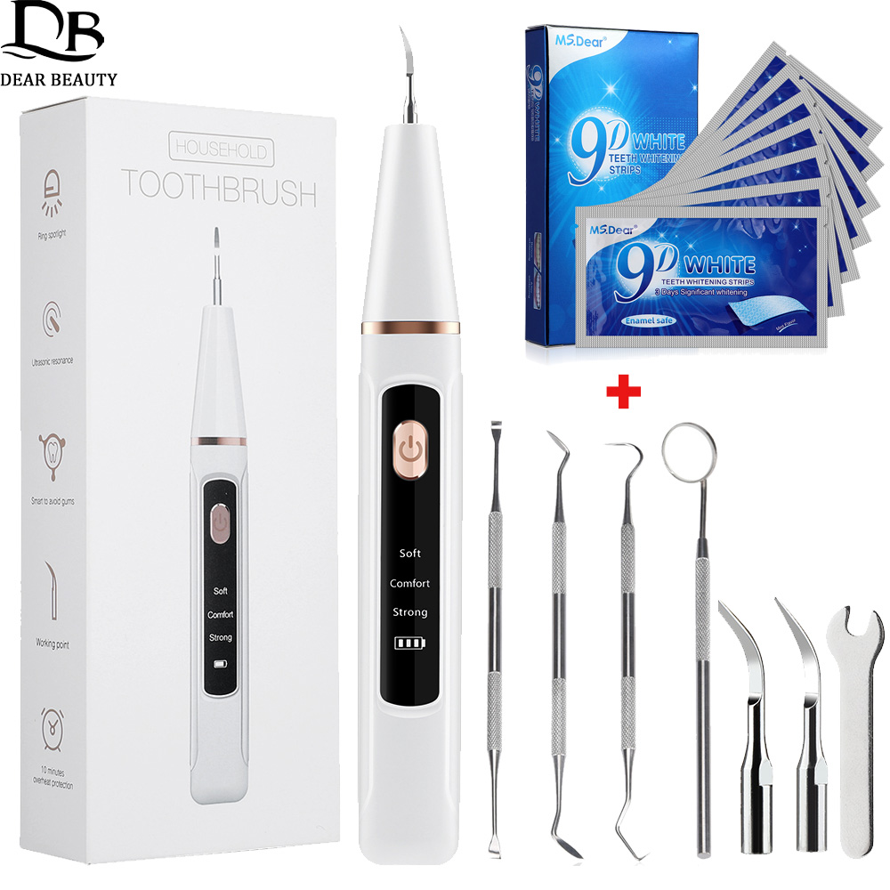 Ultrasonic Dental Calculus Rem - Teeth Whitening Strips recension och pris