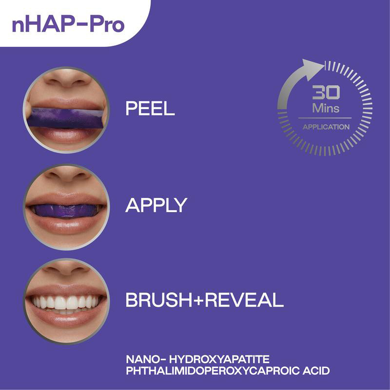 Purple Teeth Whitening Strips  - Teeth Whitening Strips Permanent recension och pris