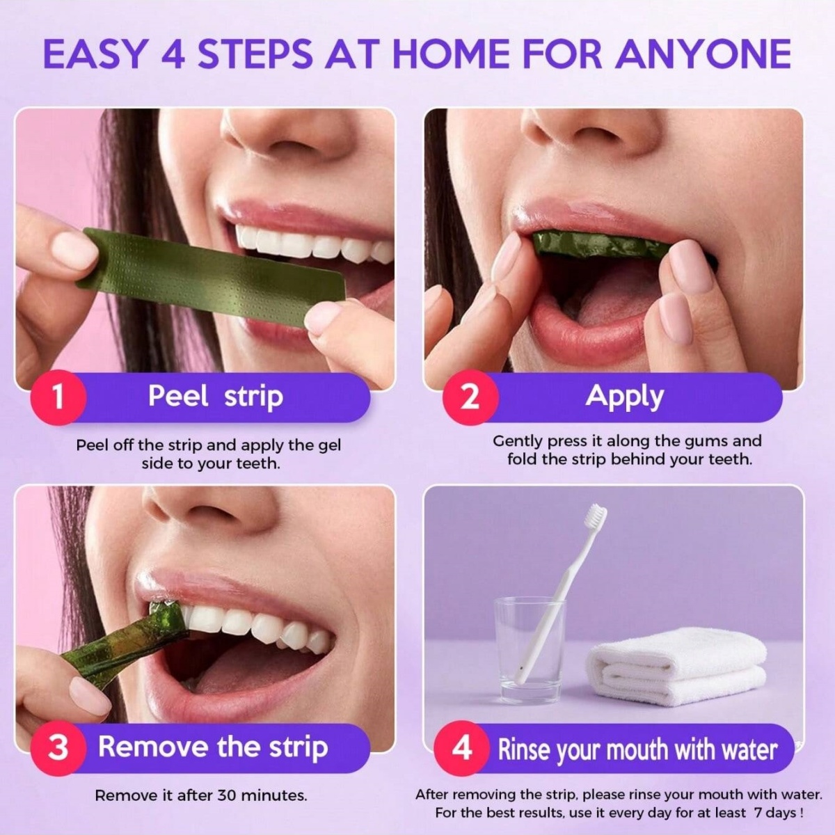 Deluxe Whitening Teeth Sticker - Teeth Whitening Quotes recension och pris