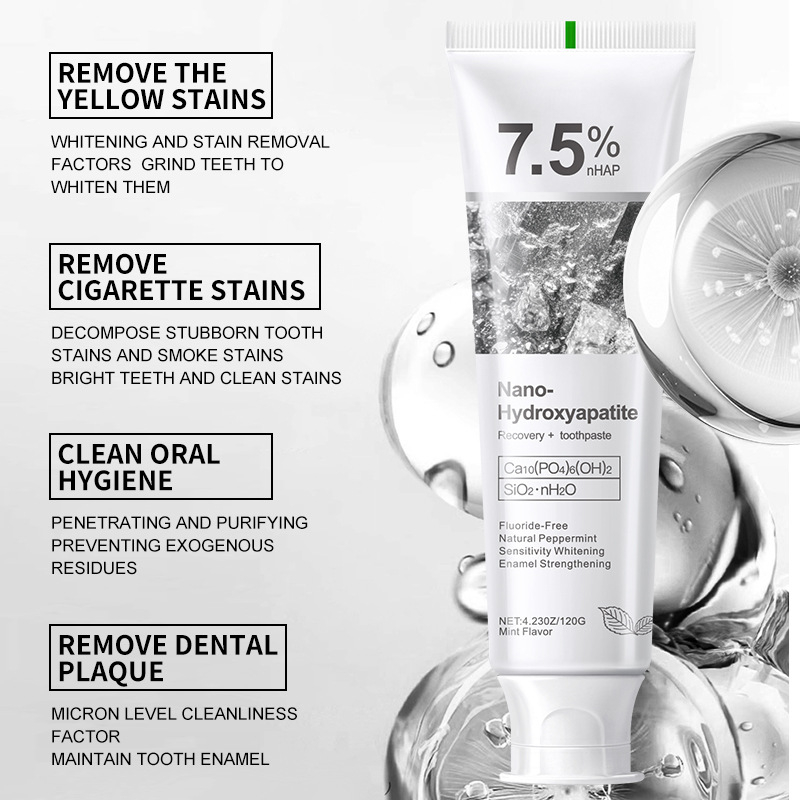 7.5% Hydroxyapatite Probiotic  - Teeth Whitening Toothpaste recension och pris