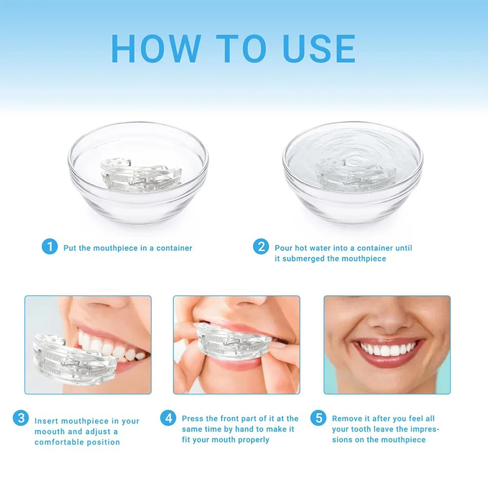 1/2/3/4/5Pcs,Anti-Snoring Teet - Dental Guard Night recension och pris