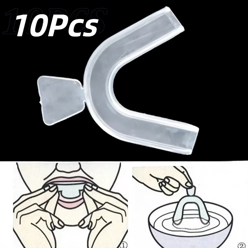 10Pcs/set Silicone Mouth Guard - Teeth Whitening For Trays recension och pris