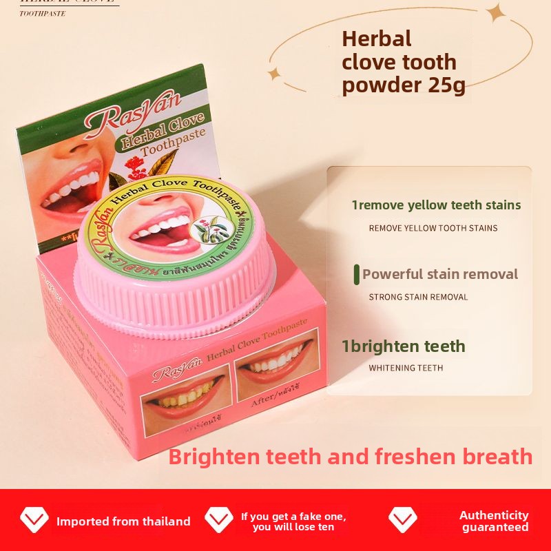 Thai Clove/coconut Tooth Powde - Teeth Whitening Quotes recension och pris