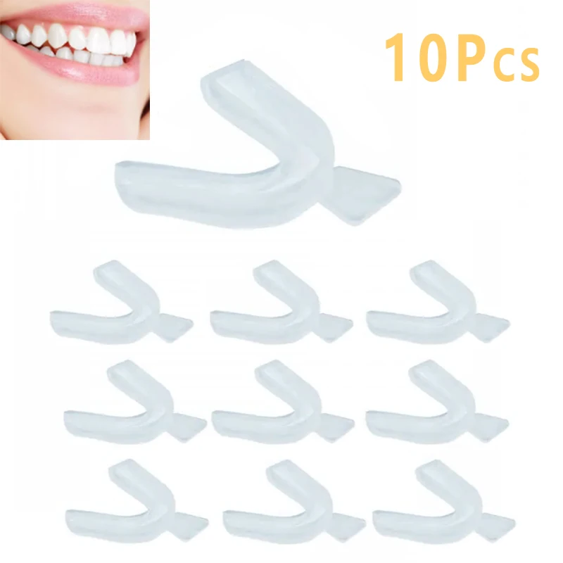 10Pcs Silicone Mouth Guard Tee - Teeth Whitening For Trays recension och pris